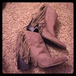 Great target fringe boots!