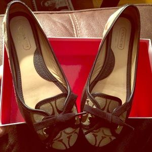 Coach flats perfect condition!