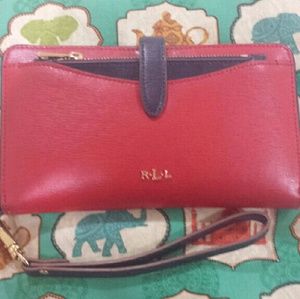 Beautiful Red Ralph Lauren wallet. Great condition