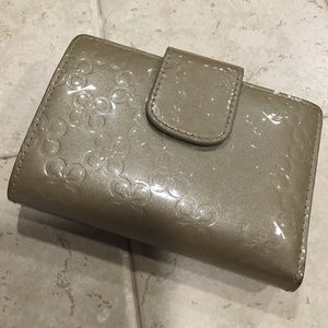 Patent leather Coach wallet
