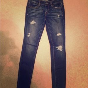 Skinny Jeans, Destroyed Denim