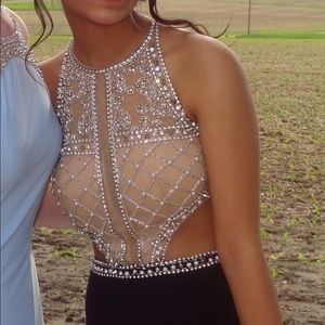 Sherri Hill Black Prom Dress 32069