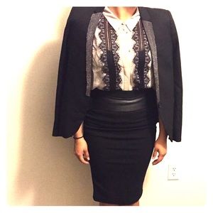 Day Periwinkle sheer blouse