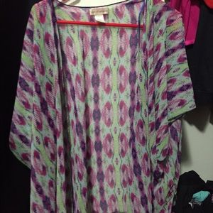 Super cute purple patterned kimono