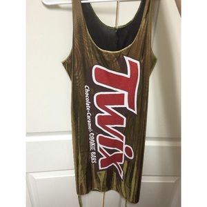 Unique shimmer Twix candy dress