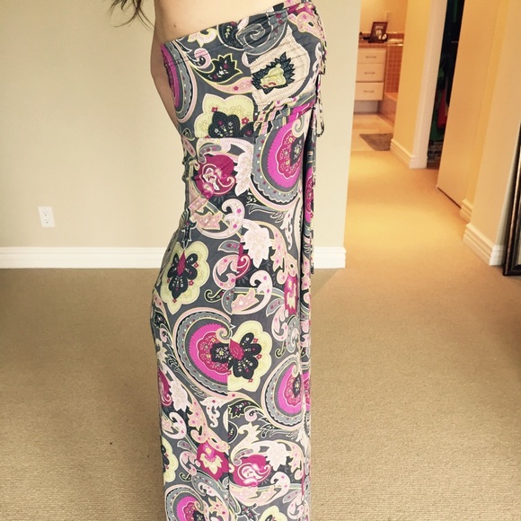 Multi colored maxi dress - Picture 2 of 3