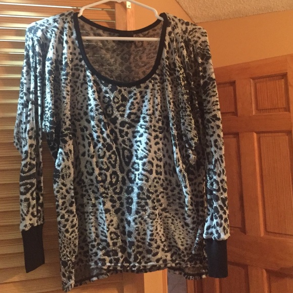 Animal print sweater