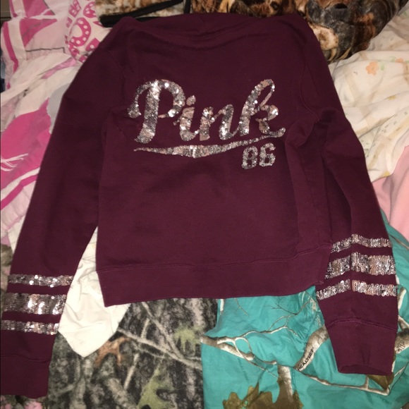 PINK Victoria secret bling hoodie