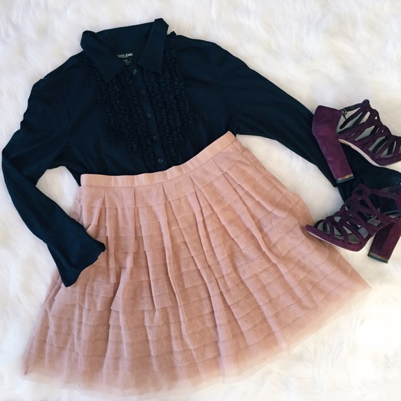 BCBGMAXAZRIA tiered puffy princess skirt