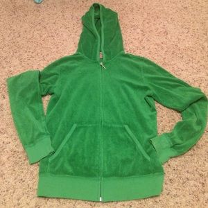 Green terry Juicy Jacket