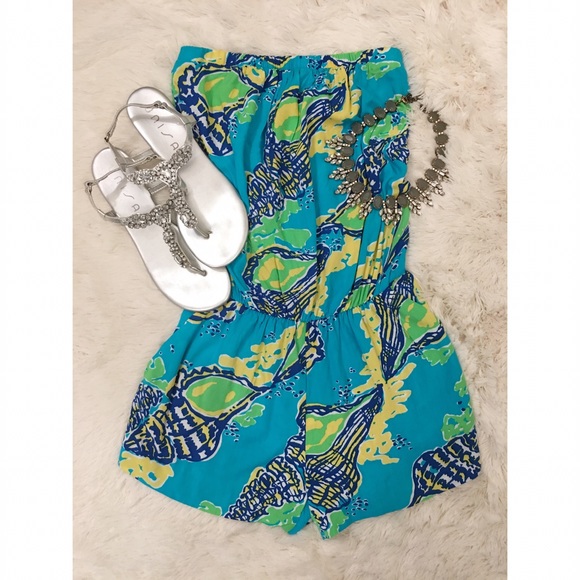 Lilly Pulitzer Dresses & Skirts - ℓιℓℓу ρυℓιтzєя - Shell Print Romper