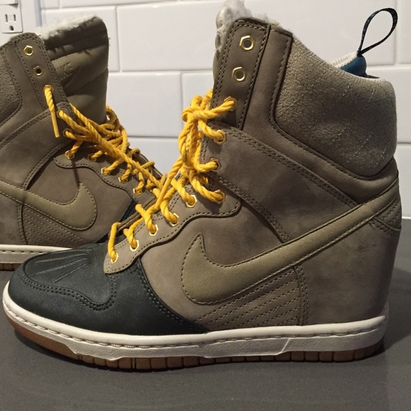 Nike Sky Hi dunks- wedge sneakers