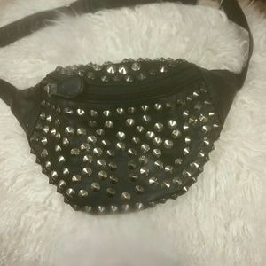 Studded fanny pack