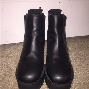 Black boots