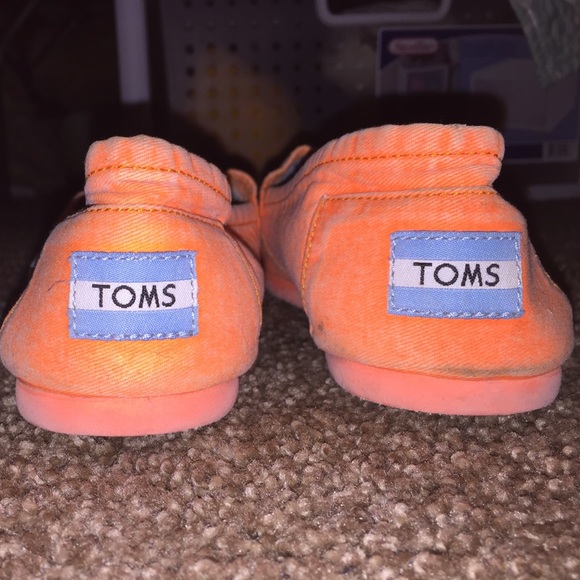 Neon Orange Toms - Picture 3 of 3