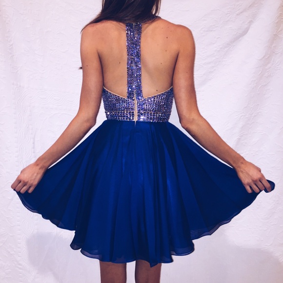 Sherri Hill limited edition royal blue dress
