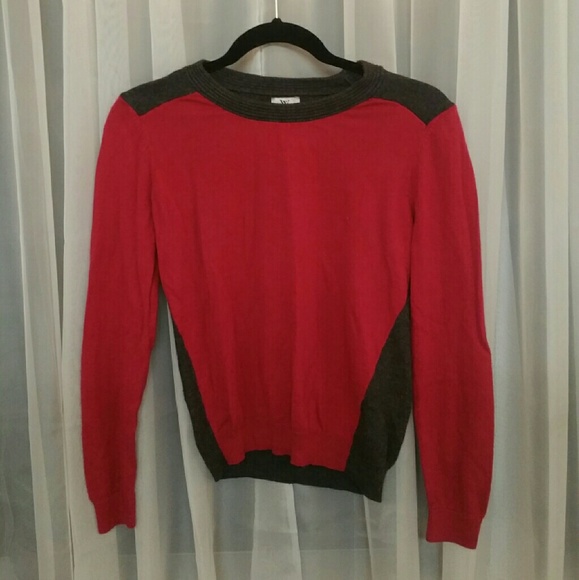 Pink and Grey Sweater