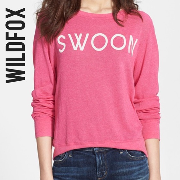NWT Wildfox 'Swoon' Pullover