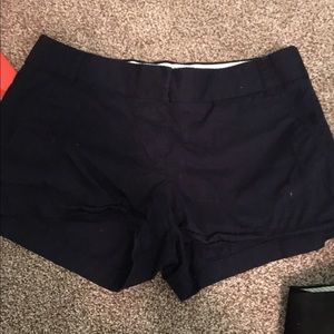 Navy chino shorts
