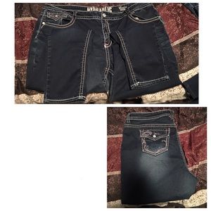 Hydraulic skinny jeans