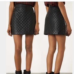 Topshop Leather Skirt!
