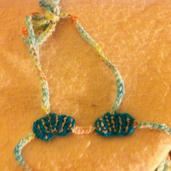 Crotchet Baby Mermaid 3 Piece - Picture 2 of 4