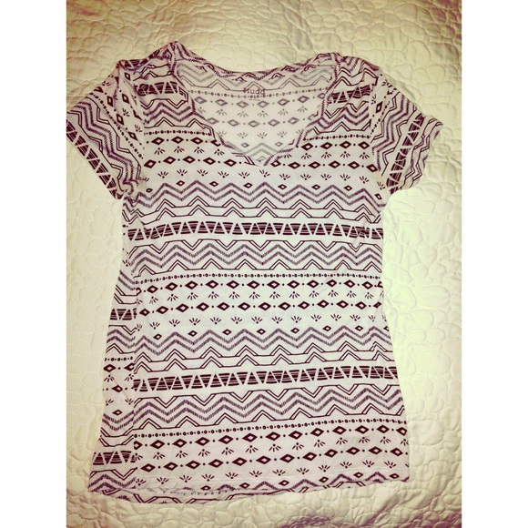 Aztec / Geometric Print Tee