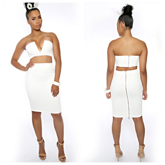 White Pencil Skirt