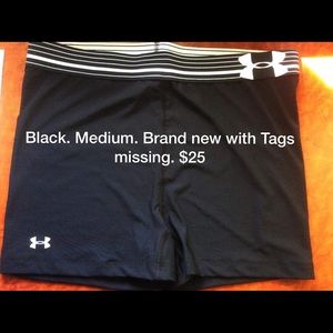 Brand New Under Armor Spandex (Black) Women's M