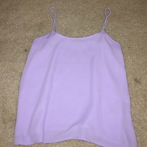 Lavendar chiffon top