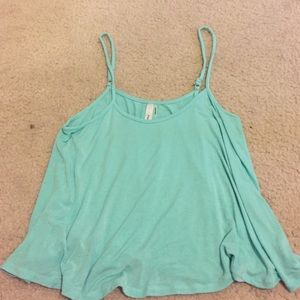 Turquoise top