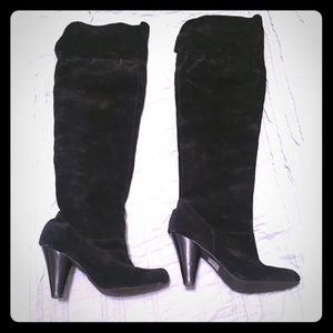 Over the Knee suede boots