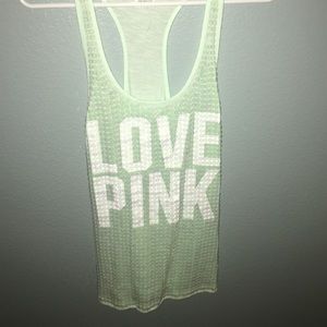 Victoria's Secret Pink tank top.