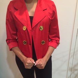 Red jacket