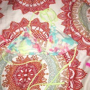 Tie dye forever 21 swimsuit top