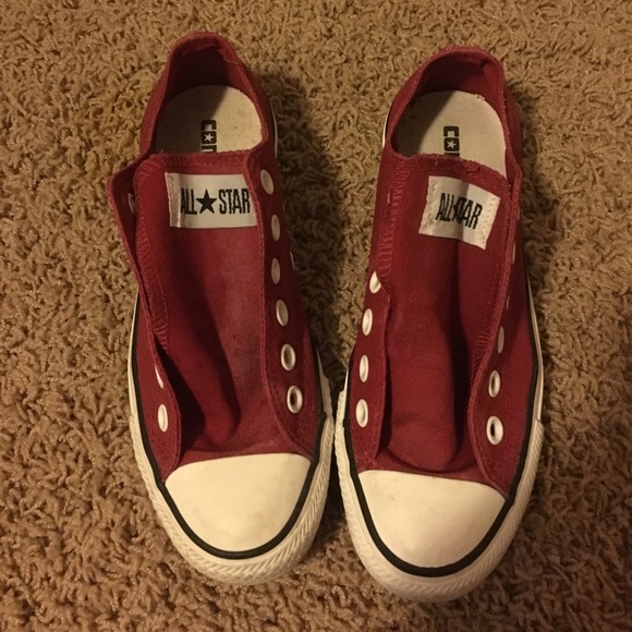 Maroon All Star Converse