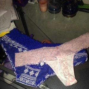 LOWEST🌷NWOT 2 Vic Sec Pink low rise thongs