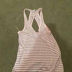 Open back tank top