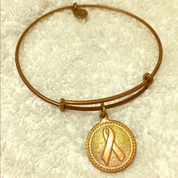 Alex and Ani Breast cancer awareness bracelet