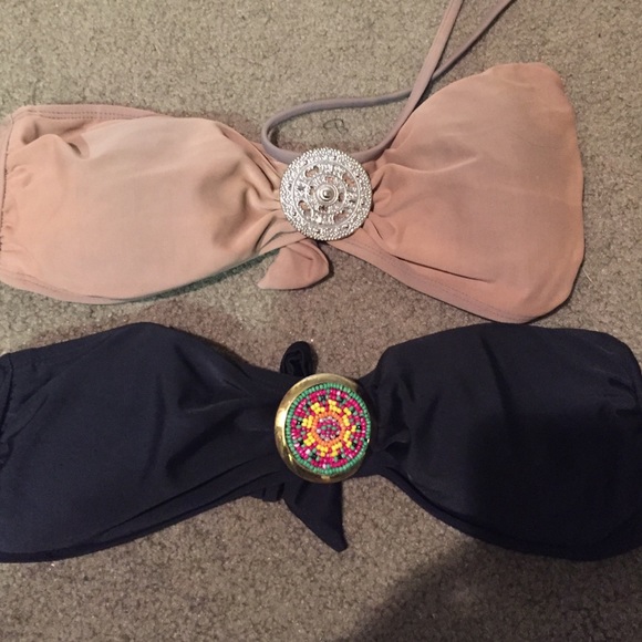 2 bikini tops