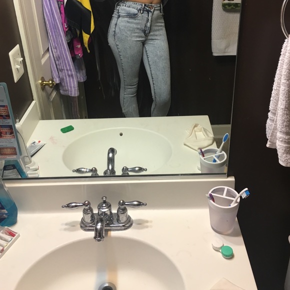 high waisted skinny jeans - Picture 1 of 2