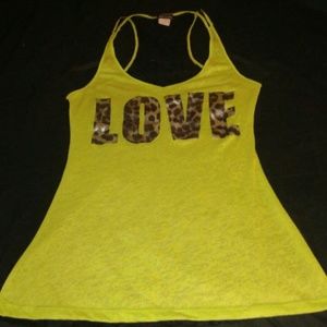 Lace racerback tank