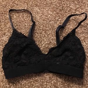 Super cute black lace bralette