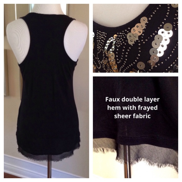 FOREVER 21 Razorback sequined top - Picture 3 of 4