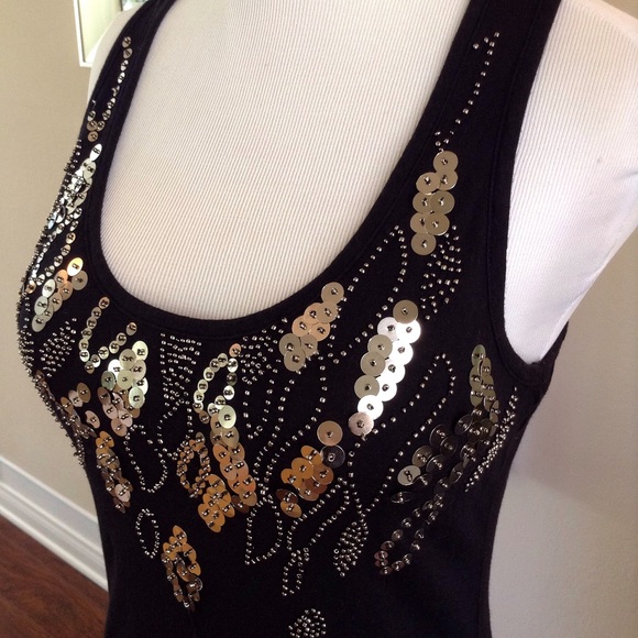 FOREVER 21 Razorback sequined top - Picture 4 of 4