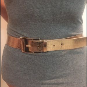 Michael Kors Rose Gold Belt