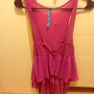Free People Pink Tank