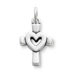 JAMES AVERY HEART CROSS CHARM