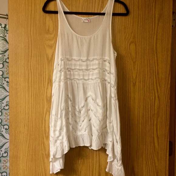 Free people White Trapeze Dress✨ - Picture 2 of 4