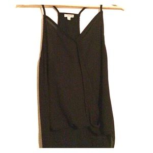 Lily White Black Tank